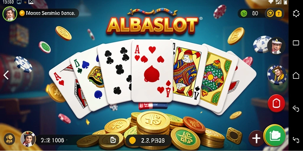 Tampilan menarik dari gameplay Domino ALBASLOT.
