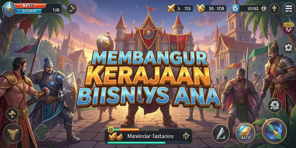 Tampilan gameplay menarik dan seru di API77.
