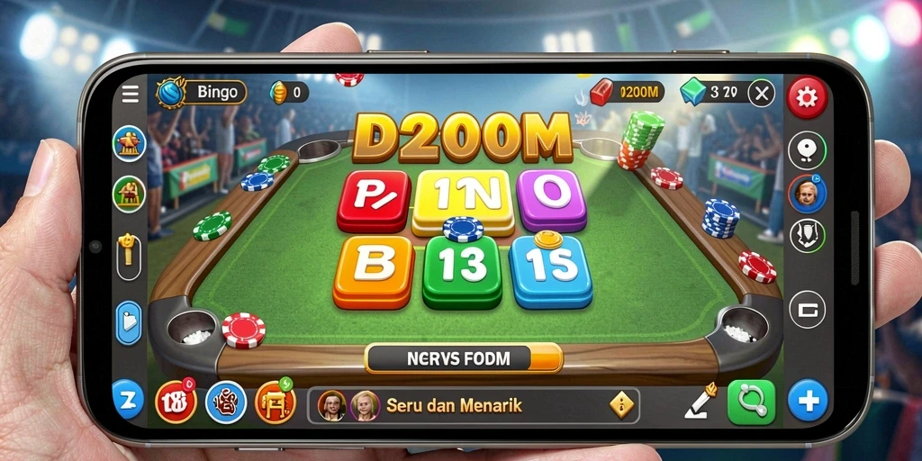 Tampilan gameplay D200M yang menarik dan interaktif.