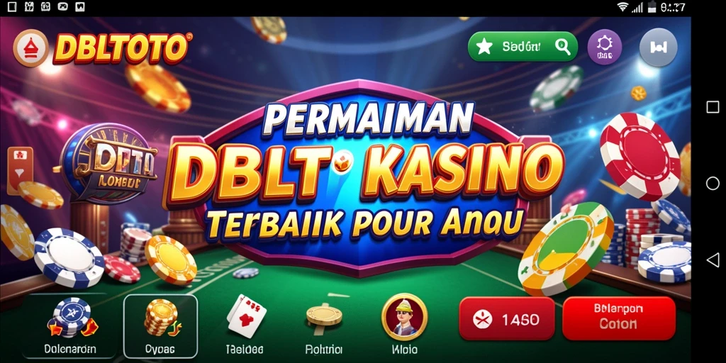 Tampilan gameplay DBLTOTO yang mengasyikkan dengan grafis menawan.
