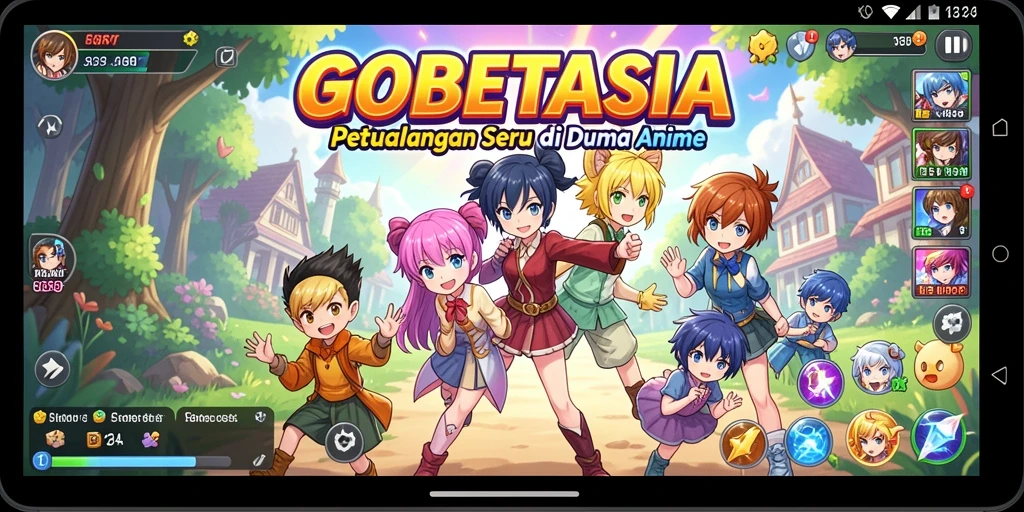 Tampilan menarik dari gameplay GOBETASIA yang penuh aksi.