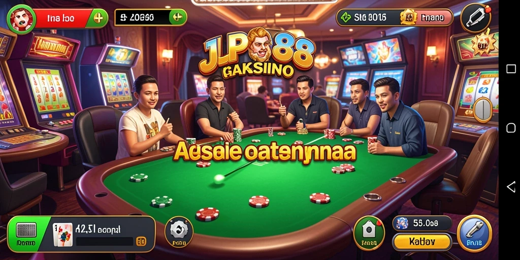 Tampilan screenshot JPS88 dengan gameplay Kasino yang menarik dan interaktif.