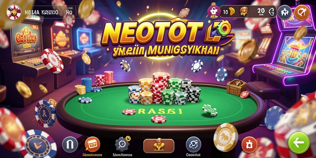 Tampilan gameplay menarik di NEOTOTO dengan berbagai pilihan permainan Kasino.