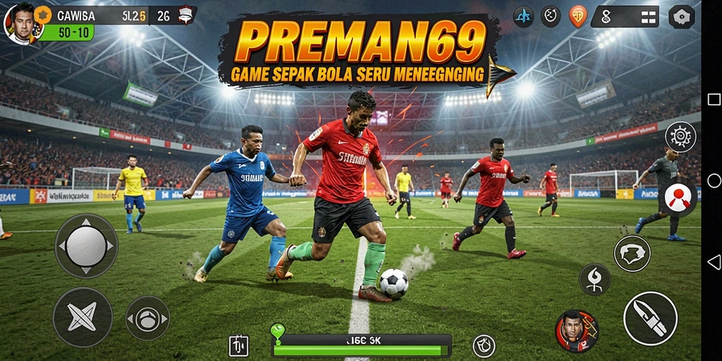 Tampilan gameplay mendalam dari PREMAN69 yang penuh aksi.