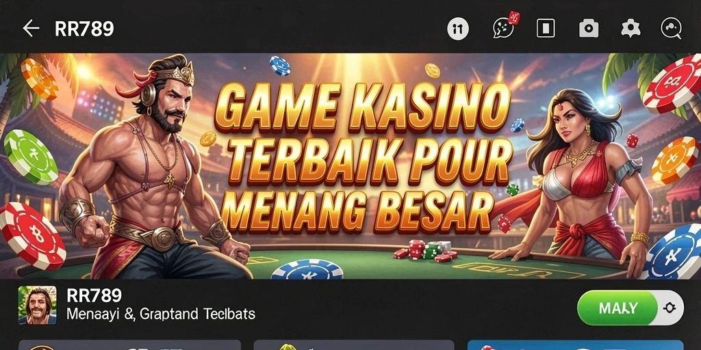 Tampilan gameplay RR789 yang menarik dan mendebarkan di kasino virtual.