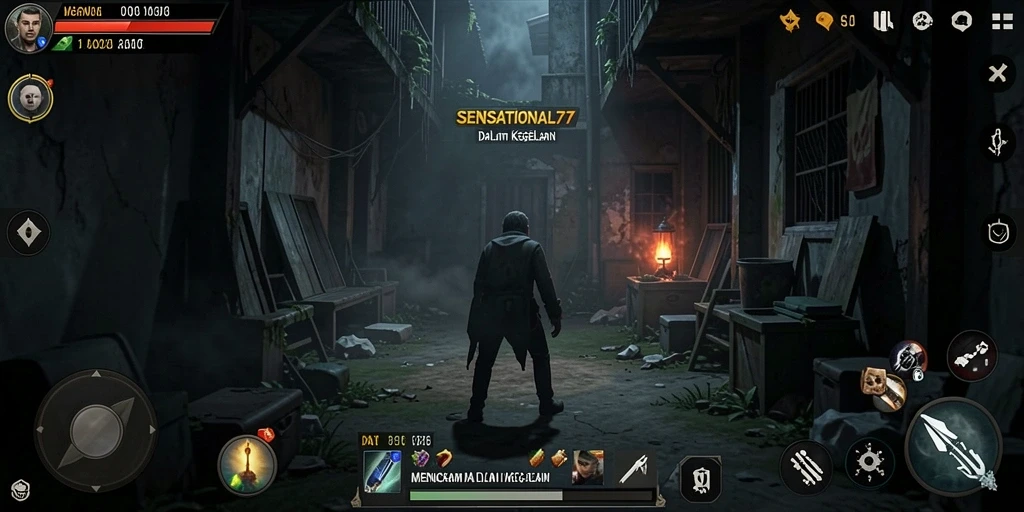 Gameplay menyeramkan di SENSATIONAL77 dengan suasana kegelapan yang menegangkan.