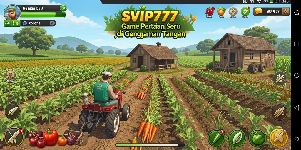 Tangkapan layar gameplay SVIP777 dengan tema pertanian yang menarik.