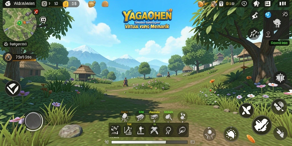Gameplay YAGAOHEN yang menarik dalam simulasi kehidupan.